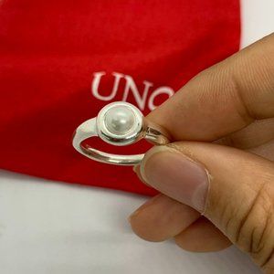 Uno de 50 Superlative Ring pearl ring silver-plated